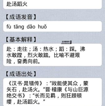 赴汤蹈火的蹈是什么意思(真的要赴汤蹈火吗)