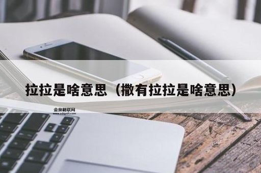 撒有拉拉是什么意思(真的就是再见那么简单吗)