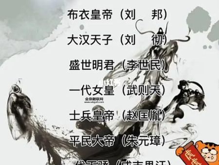 中国古代十大皇帝盘点(他们都做了哪些了不起的事)