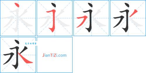 永的部首和笔顺是什么？小学生都该掌握！