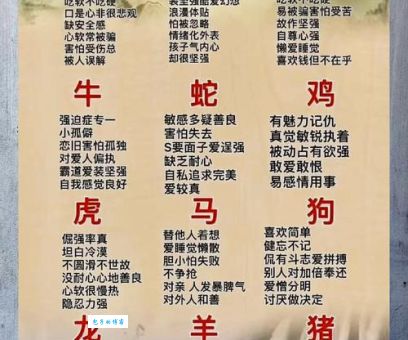 外柔中刚打一正确生肖？解析十二生肖性格特点