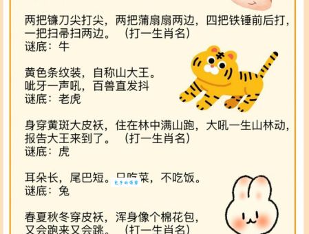 趣味生肖谜语：日居夜出，猜猜是哪一肖