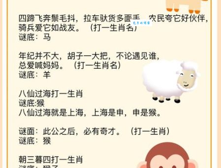 趣味生肖谜语：牛头马嘴，你能够猜出是什么生肖吗？