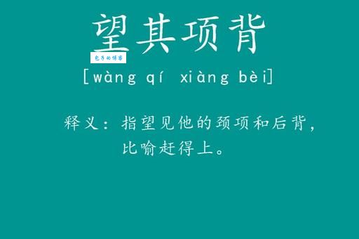 望其项背是什么意思？与望尘莫及的区别是什么？