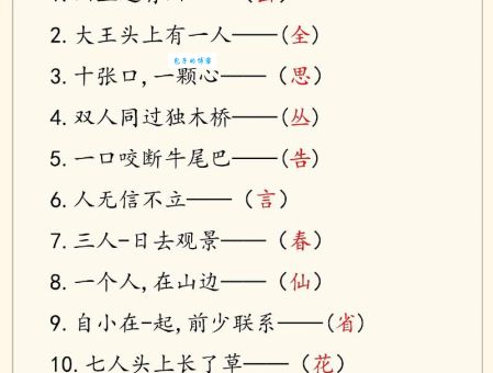 一斗米打一字是什么？揭秘简单字谜的答案