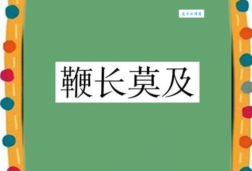 “鞭长莫及”是什么意思？带你深入了解成语含义