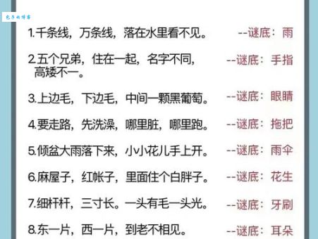 简单字谜：挥手告别猜一字，小朋友也能轻松答对！