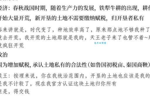 井田制的核心特点是什么？公私田的划分与社会影响