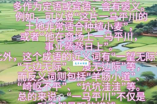 一马平川指什么生肖，重点解析落实