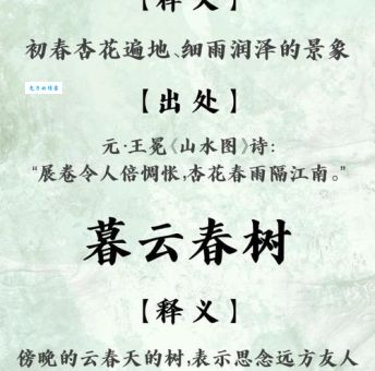大地春回同义词有哪些这些词你都知道吗