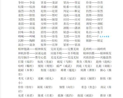 力敌千钧同义词有哪些近义词反义词大全