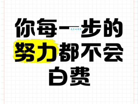 然而并没有什么卵用 为什么你的努力总是白费