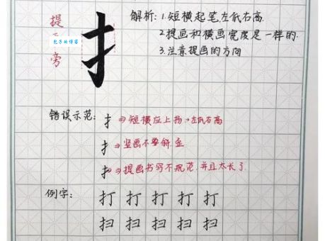 提手旁上下什么字常见汉字写法解析