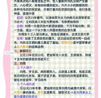 光武中兴如何恢复汉朝国力与稳定社会