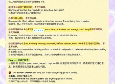 双重否定句是什么意思常见例子和用法解析