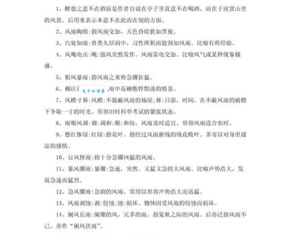 呼风唤雨类似的词语大全快来学习这些成语吧