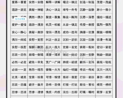 坦然的近义词有哪些说法 快速提升你的词汇量