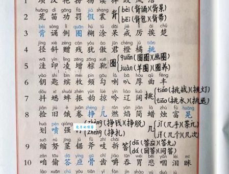 粉的组词字组词有哪些?小学生必会词组大全!