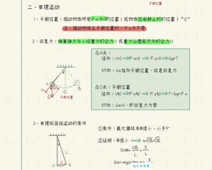 振动原理公式大全，搞懂这几个计算题没问题！
