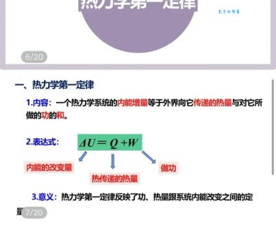 理解热力学第一定律难不难？零基础也能看懂的入门指南！
