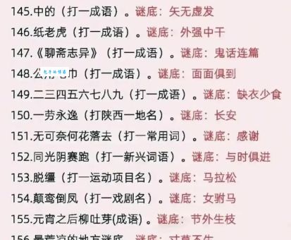 并重打一成语的谜底是什么？分享最常见的几个答案！
