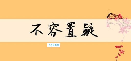 无可置疑的意思到底是什么？跟不容置疑有什么区别？