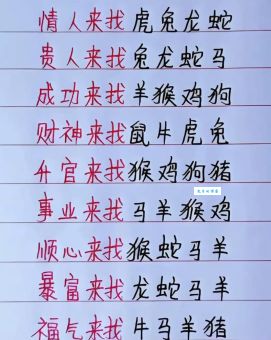 什么生肖最出类拔萃？看看有没有你！