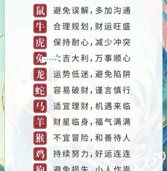 应天顺时打一最佳生肖,哪个生肖最有福气和好运?