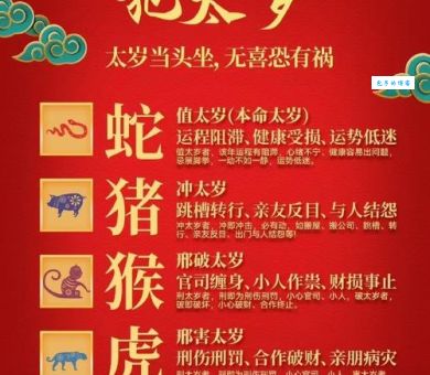 2013年犯太岁的生肖有哪些？这几个生肖要注意了