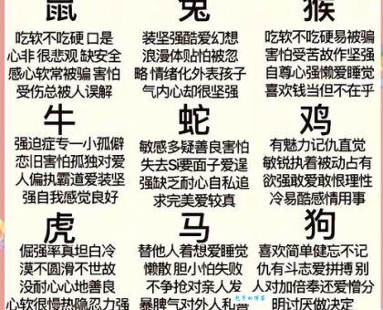 想知道鸥水相依最准确生肖？这几个特征你不得不看！