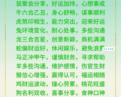 一路风尘出乾坤最佳生肖排名,哪个运气最好?