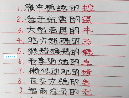 一眼难忘打一准确生肖，挑战你的智商快来揭秘答案！