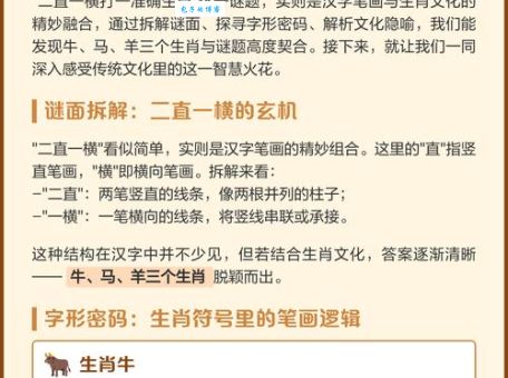 愁眉不展打一正确生肖谜底揭秘!看看你的答案对不对?