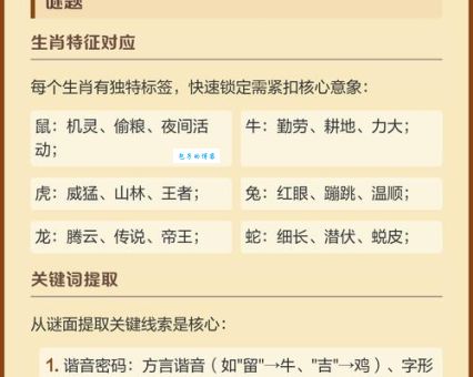 百折不移打一准确生肖？老玩家分享解谜思路和结果！