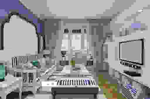 装修中浅蓝配什么颜色？不同空间效果对比给你看！