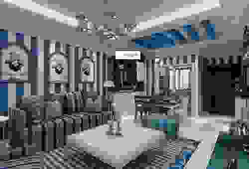 装修中浅蓝配什么颜色？不同空间效果对比给你看！