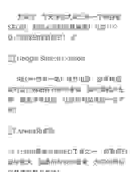 高级seo技术有哪些？掌握这些让网站排名飙升！