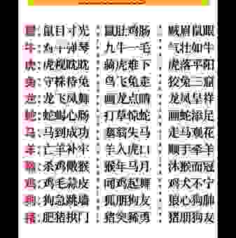 成语背道而驰是指什么生肖？其实答案就在这几个属性里！