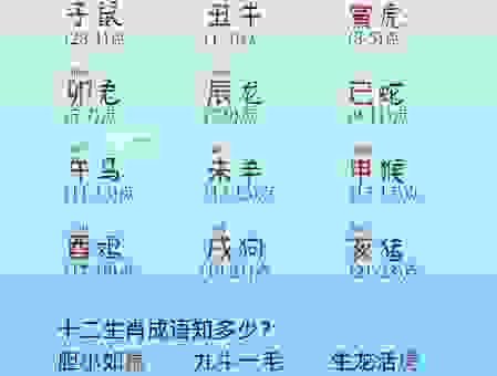 时来运转打一准确生肖？了解生肖知识让你好运连连！