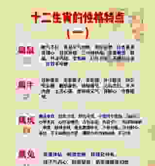 泰山梁木代表什么生肖？详解这个生肖的性格特点