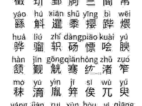 躴字怎么读学会了真简单！秒懂生僻字的正确发音