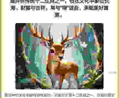 属鹿的你，想知道最佳生肖配偶吗？快来瞧瞧！