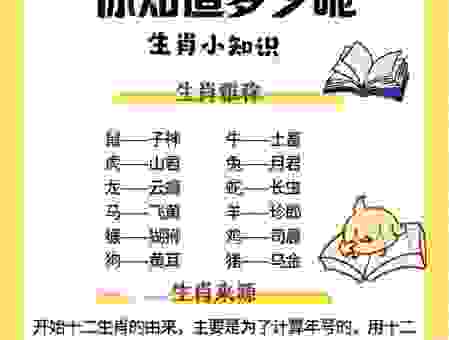 夜深人静是什么生肖？十二生肖的神秘故事揭秘！