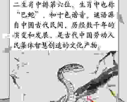 封豕长蛇打一正确生肖是什么动物?看完解析你就明白了!