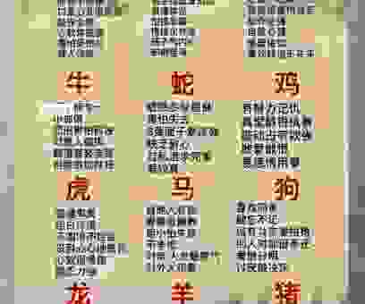 一眼难忘的三大生肖排行榜:看看你的属相有没有上榜!