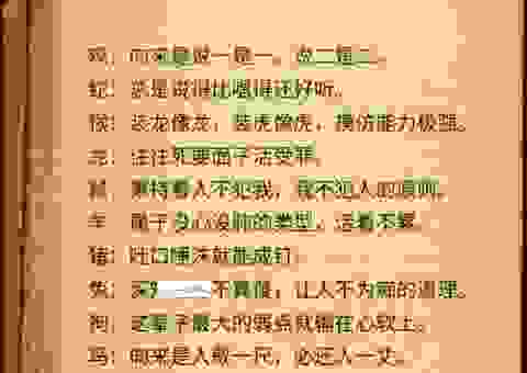 千奇百怪指什么生肖？教你一眼看穿这些生肖！