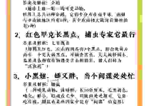 左右开弓准确答案动物是什么?深度解析这个谜题答案