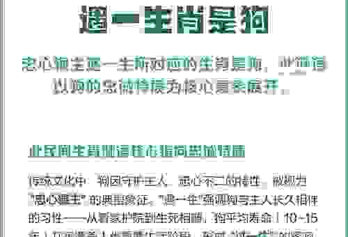 忠心报主过一生是指什么生肖？民间说法带你快速了解！